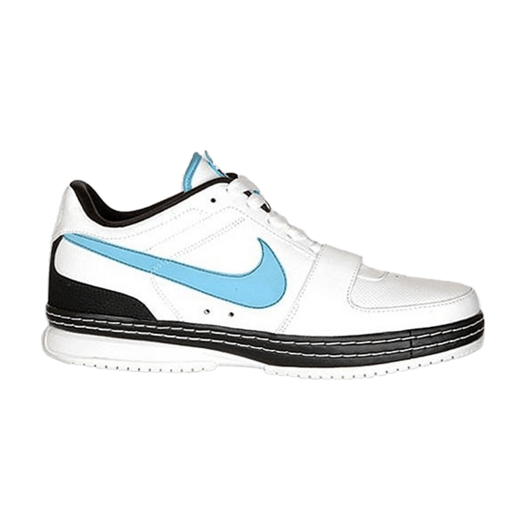 Nike Zoom LeBron 6 Low 'White Baltic Blue' — White/Baltic Blue-Black
