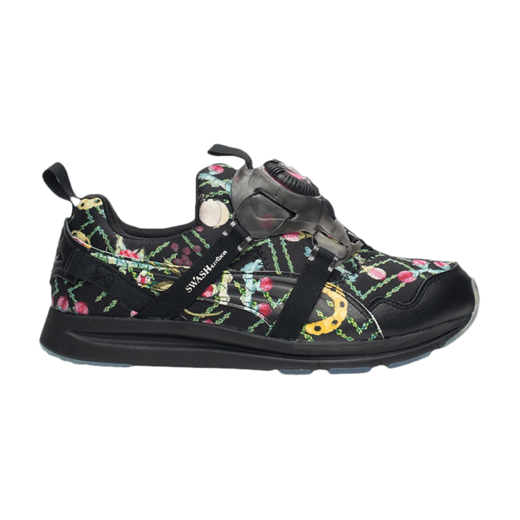 Swash O x Puma Wmns Haast Disc 'Black Floral' — Black