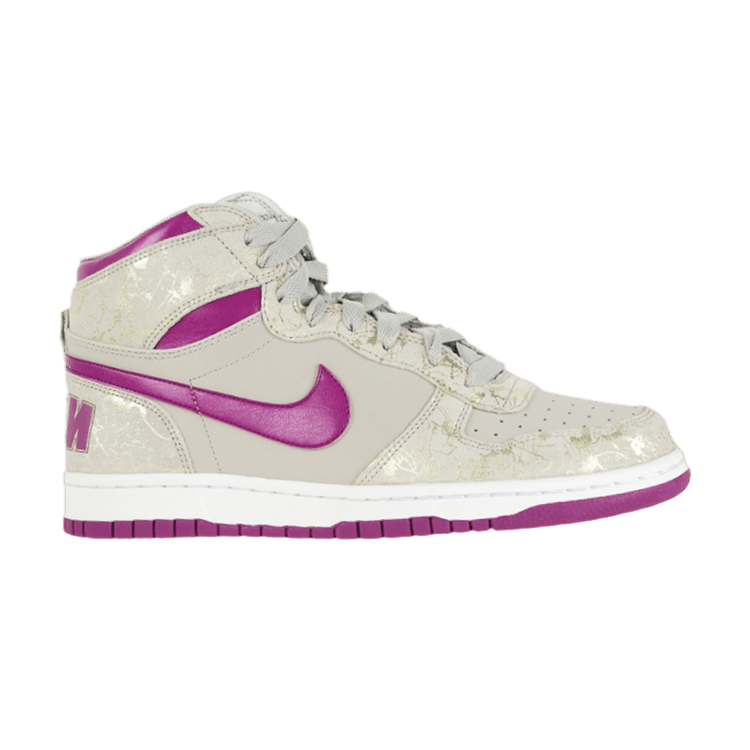 Wmns Big Nike High LE 'Granite Red Plum' — Granite/Red Plum/White