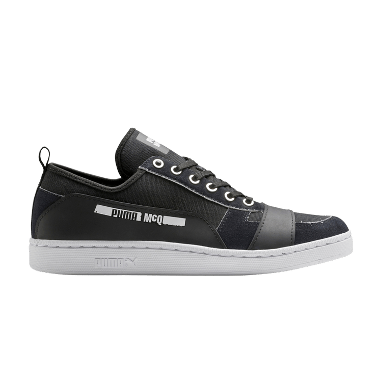 Alexander McQueen x Puma Serve Low 'Black' — Black/White