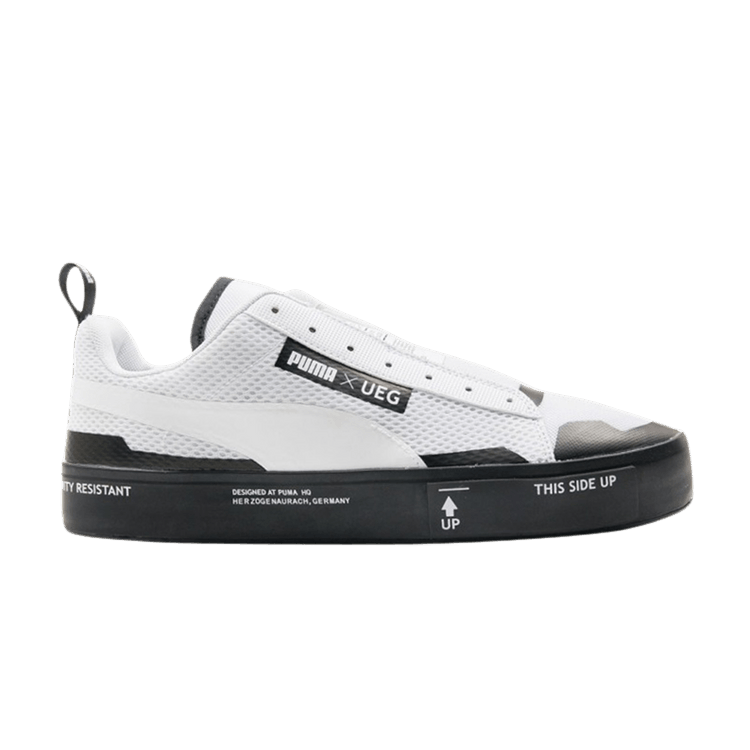 UEG x Puma Court Play Slip-On 'Gravity Resistance - White' — White/Black