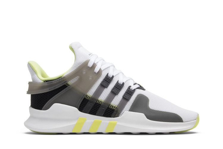 Adidas Wmns EQT Support ADV 'Soft Neon' — footwear white/grey five/semi frozen yellow