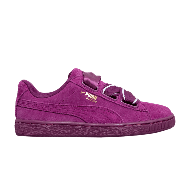 Puma Wmns Suede Heart Satin 2 'Dark Purple' — Dark Purple/Dark Purple