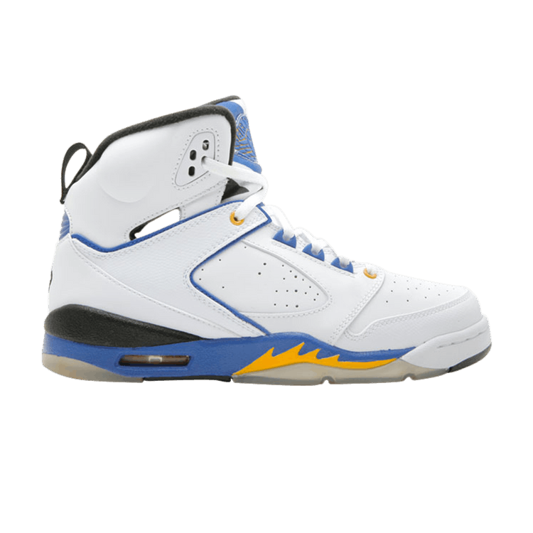 Air Jordan Sixty Plus — White/Del Sol-Varsity Royal