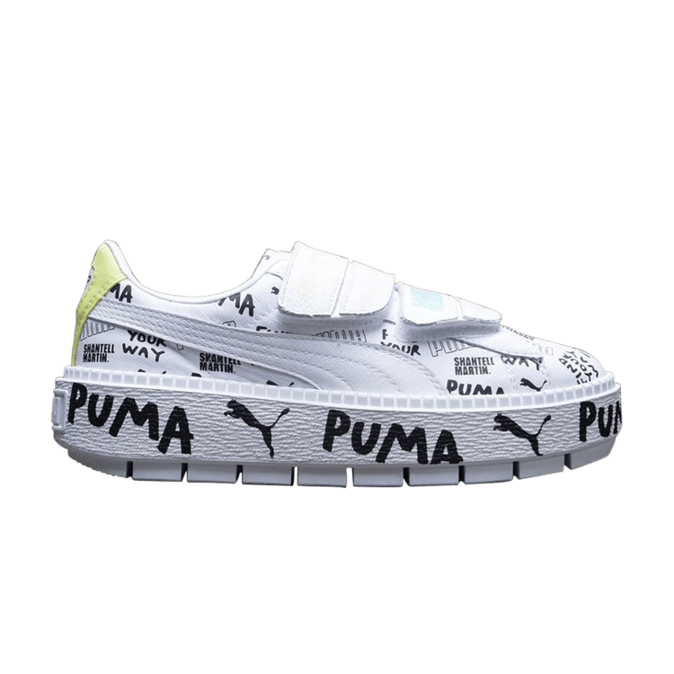 Puma Shantell Martin x Wmns Platform Trace Strap — Puma White/Puma White