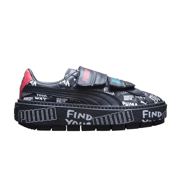 Shantell Martin x Puma Wmns Platform Trace Strap — Puma Black/Puma Black