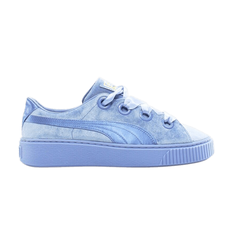 Puma Wmns Platform Kiss Velvet 'Lavender Lustre' — Lavender Lustre/Gold