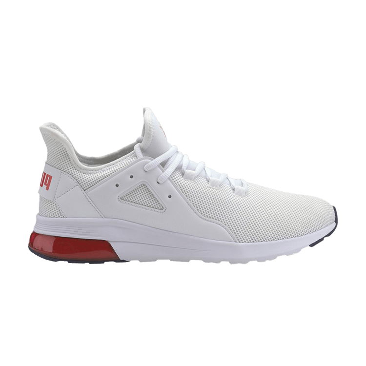Puma Electron Street 'White High Risk Red' — White/High Risk Red/Peacoat