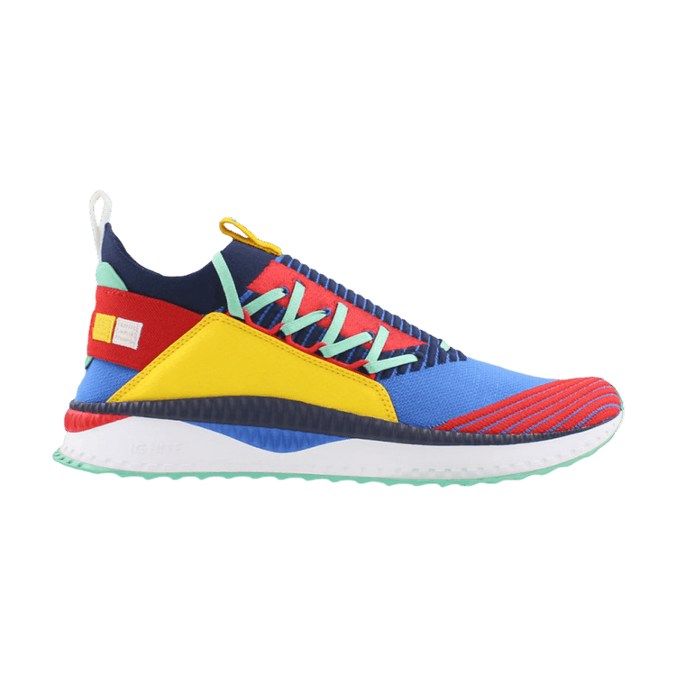 Puma Tsugi Jun 'Primary Pigment' — Blue/Red/Spectra Yellow