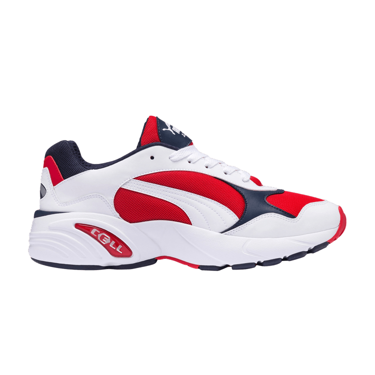 Puma Cell Viper 'USA' — White/High Risk Red