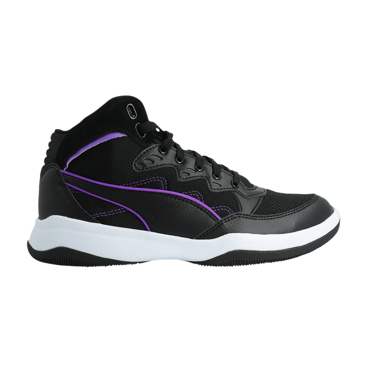 Puma Rebound Playoff Mesh 'Black Purple Glimmer' — Black/Purple Glimmer