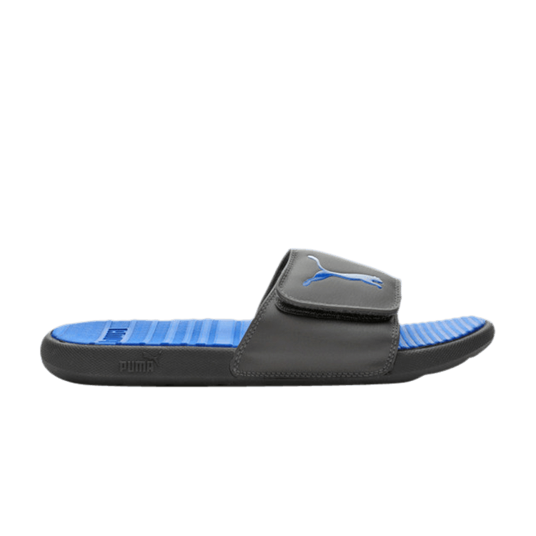 Puma Cool Cat Sport 5 Slide 'Asphalt Royal' — Asphalt/Royal Blue