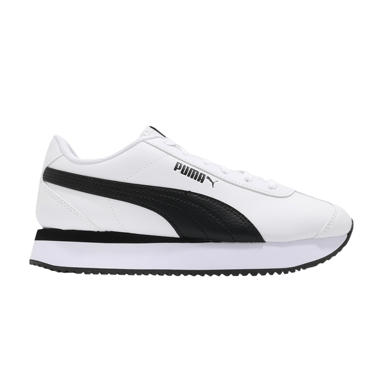 Puma Wmns Turin-0 Stacked 'White Black' — White/Black