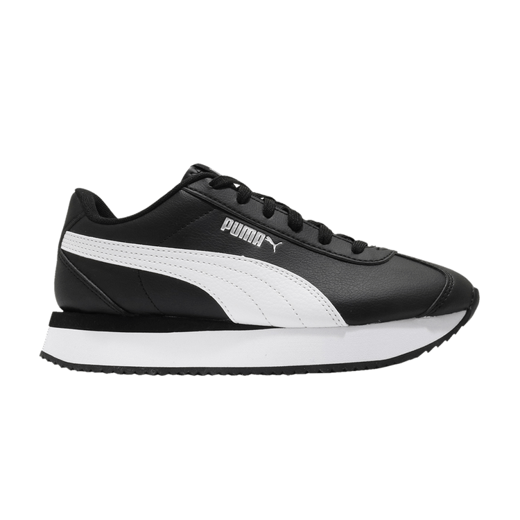 Puma Wmns Turin-0 Stacked 'Black White' — Black/White