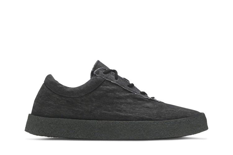 Yeezy Season 6 Washed Canvas Crepe Sneaker 'Graphite' — Graphite