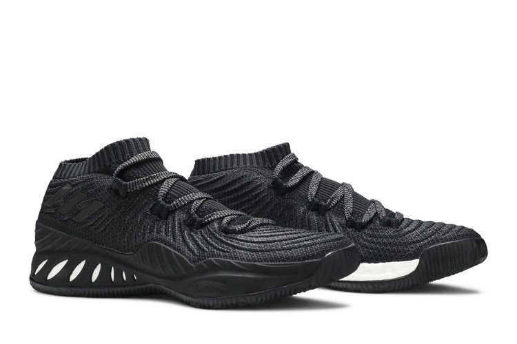 Adidas Crazy Explosive 2017 Primeknit Low 'Black' — Core Black/Grey Four/Carbon