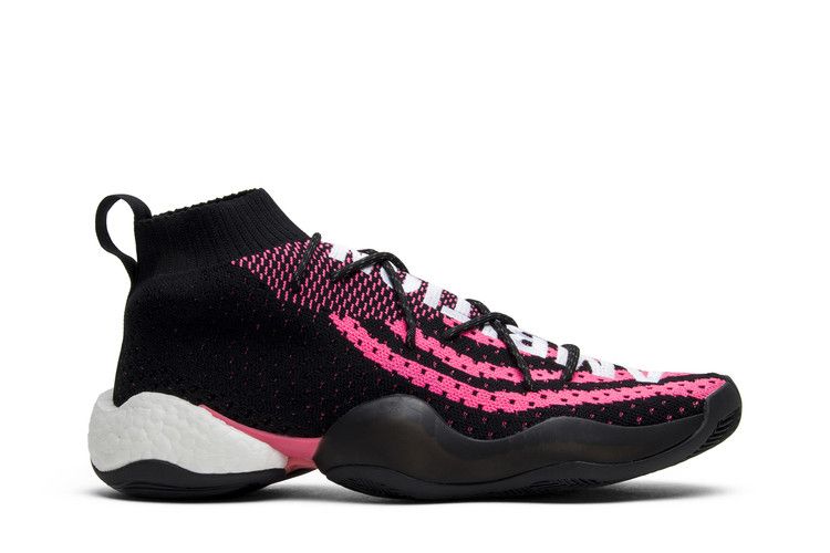 Pharrell x adidas Crazy BYW 'Ambition' — Core Black/Footwear White/Solar Pink