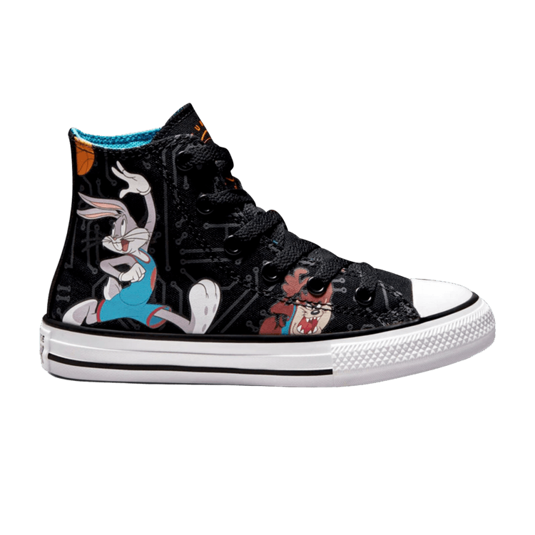 Space Jam x Converse Chuck Taylor All Star High PS 'Tune Squad' — Black/Multi/While
