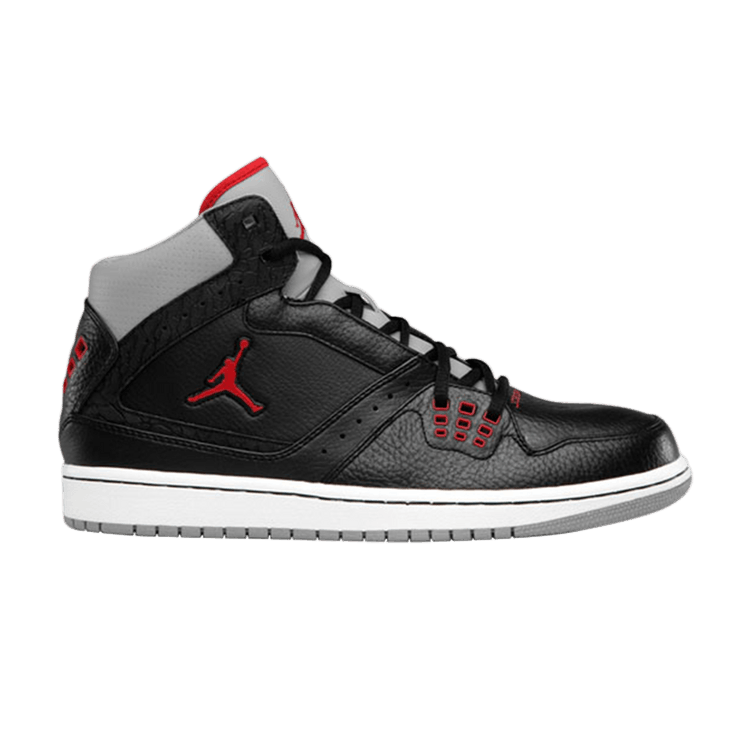 Air Jordan 1 Flight — Black/Varsity Red-Cement Grey-White