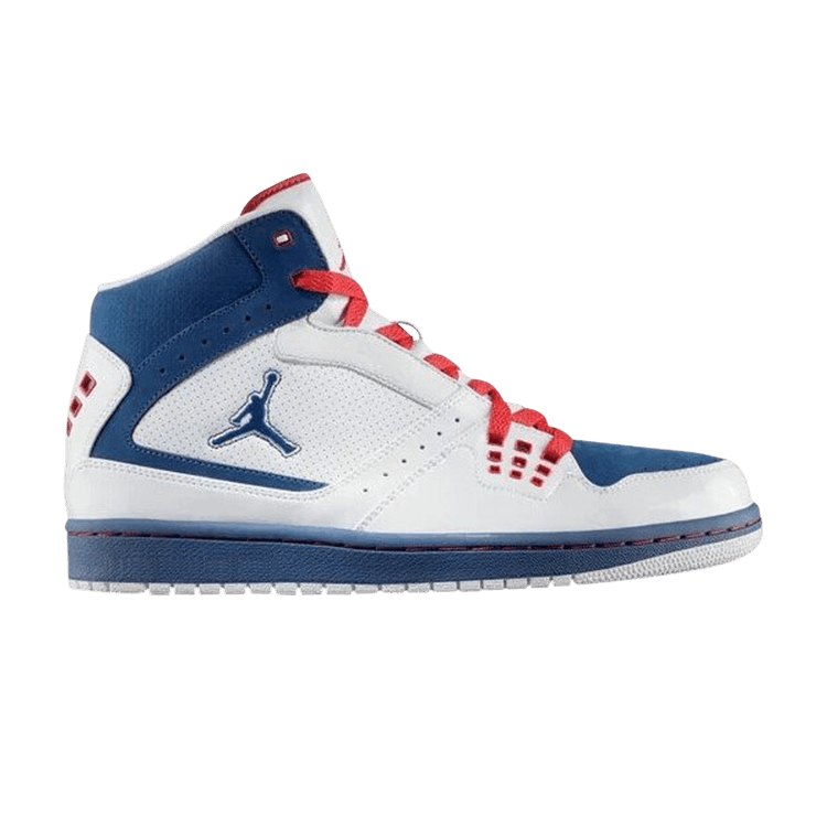 Air Jordan 1 Flight 'White French Blue' — White/French Blue/Varsity Red