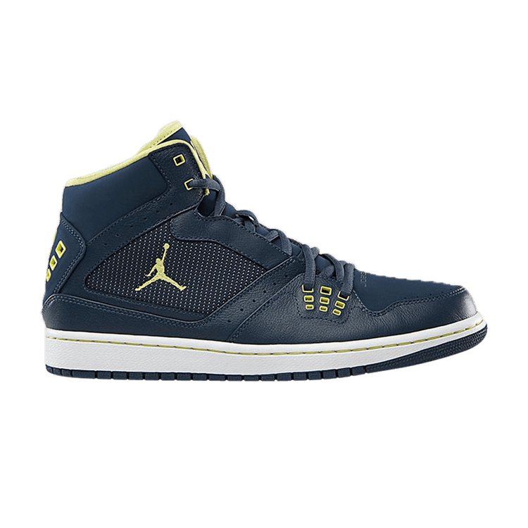 Air Jordan 1 Flight 'Squadron Blue' — Squadron Blue/Electric Yellow/White
