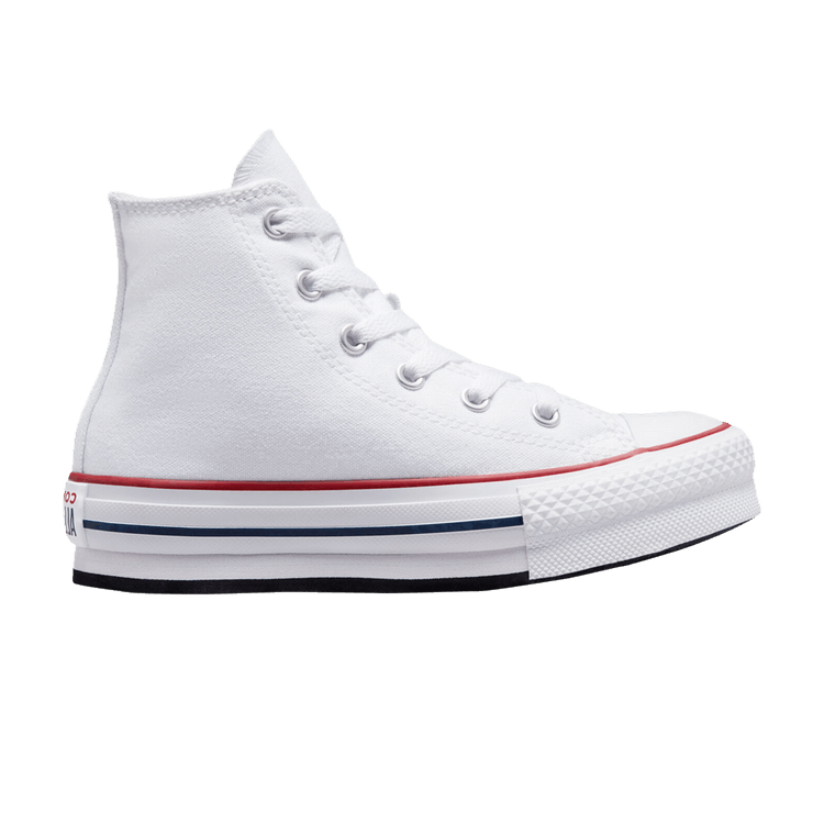 Converse Chuck Taylor All Star Lift Platform High PS 'White Garnet' — White/Garnet/Navy