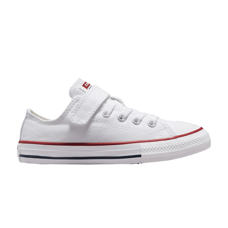 Converse Chuck Taylor All Star EasyOn 1V Low GS 'White' — White/White/Natural