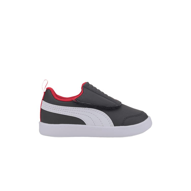 Puma Courtflex V2 Padded Infant 'Black' — Black/White