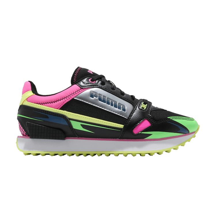 Puma Wmns Mile Rider 'Sunny Getaway - Electro Green' — Black/Electro Green