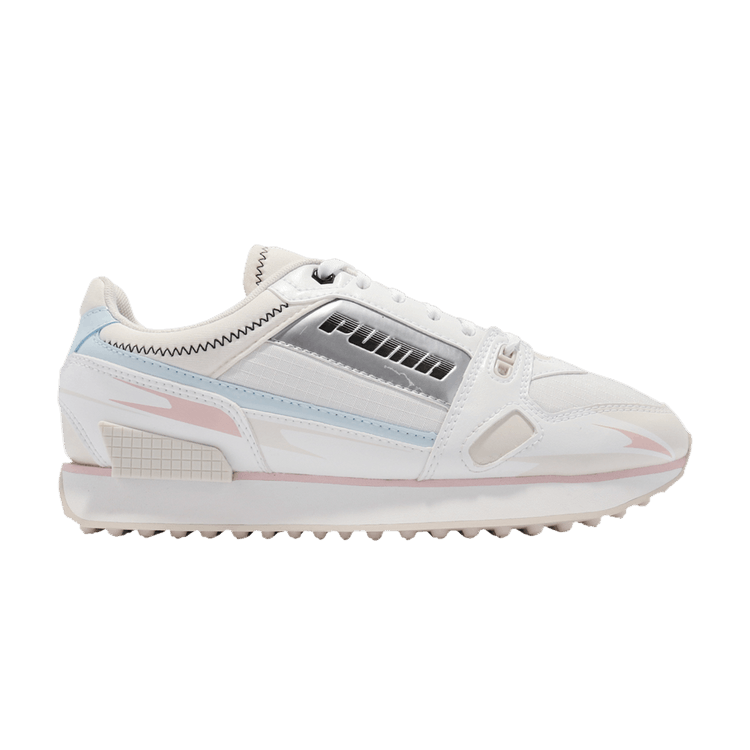 Puma Wmns Mile Rider 'Sunny Gataway' — White/Black/Omphalodes