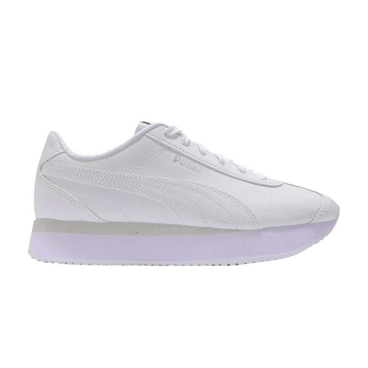 Puma Wmns Turin-0 Stacked 'Snake - White' — White/White