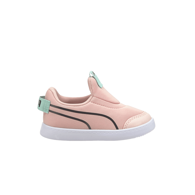 Puma Courtflex V2 Slip On Infant 'Lotus Mint' — Lotus/Black