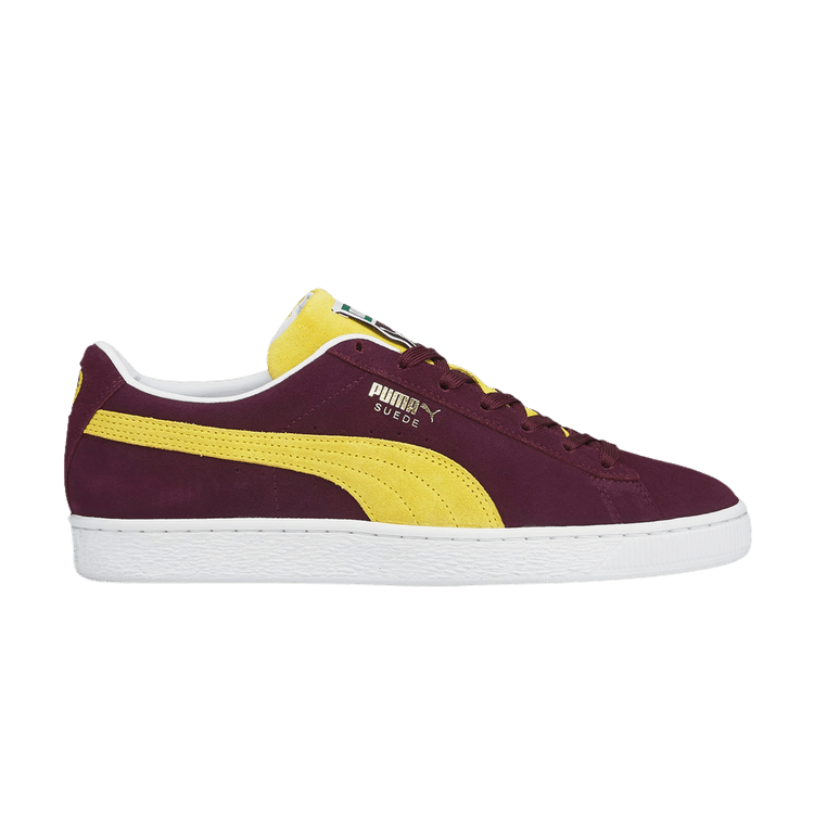 Puma Suede Classic 21 'Grape Wine Dandelion' — Grape Wine/Dandelion/White