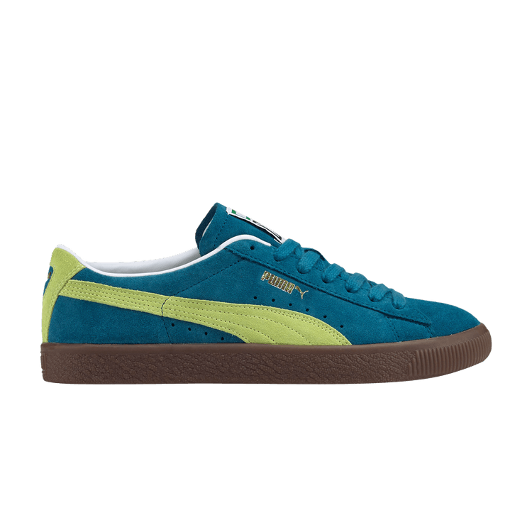 Puma Suede Vintage 'Blue Coral Yellow Alert' — Blue Coral/Yellow Alert/Gum