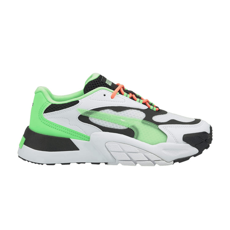 Puma Wmns Hedra VR 'White Elektro Green' — White/Black/Elektro Green