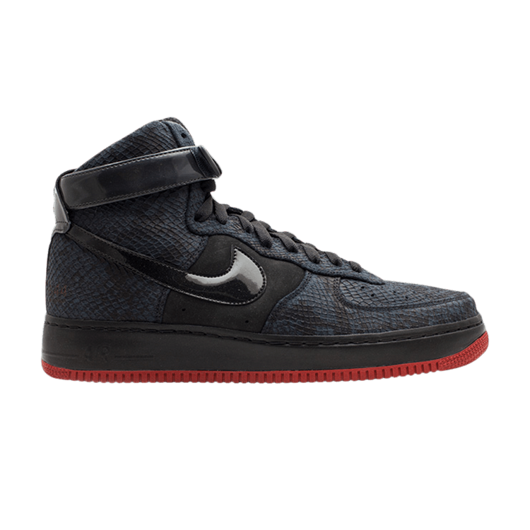 Nike Air Force 1 Hi Supreme 'Eddie Cruz' — Black/Black-Varsity Red-Wht