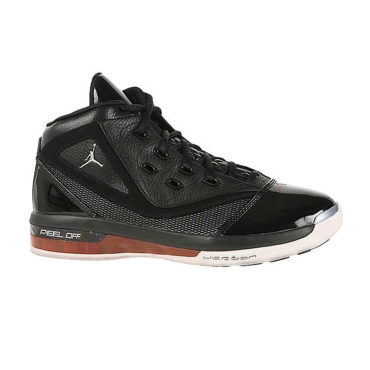 Air Jordan 16.5 Team 'Black Varsity Red' — Black/Metallic Silver-Varsity Red