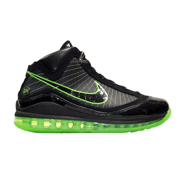 Nike Air Max LeBron 7 'Dunkman' — Black/Black-Electric Green