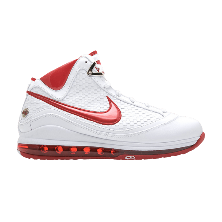 Nike Air Max LeBron 7 NFW GS 'White Varsity Red' — White/Varsity Red