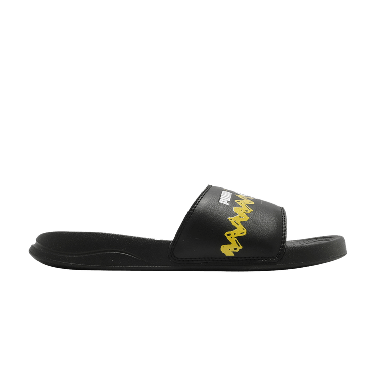 Peanuts x Puma Popcat 20 Big Kid 'Snoopy - Black Maize' — Black/Maize
