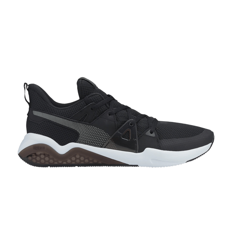Puma Cell Fraction Mesh 'Black Castlerock' — Black/White/Castlerock