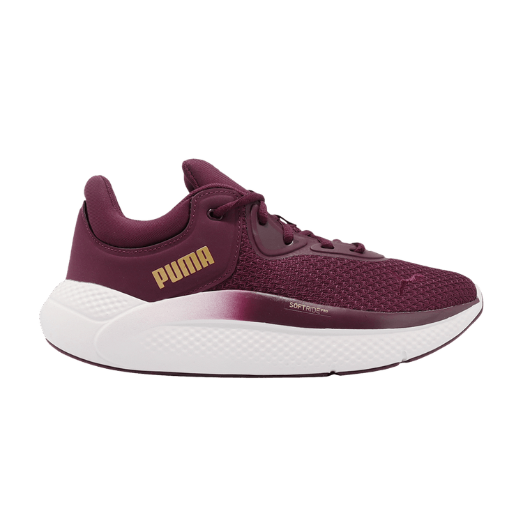 Puma Wmns Softride Pro 'Metallic - Aubergine Team Gold' — Aubergine/Team Gold