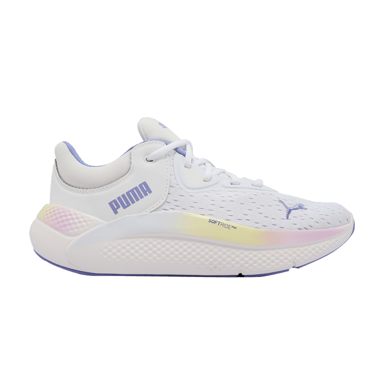 Puma Wmns Softride Pro Nova 'Shine - White' — White/Elektro Purple