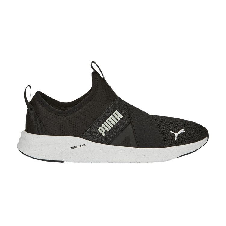 Puma Wmns Better Foam Prowl Slip Nova 'Black White' — Black/White