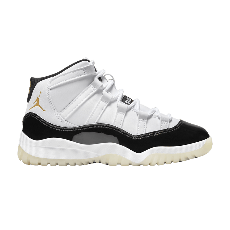 Air Jordan 11 Retro PS 'Gratitude / Defining Moments' — White/Black/Metallic Gold