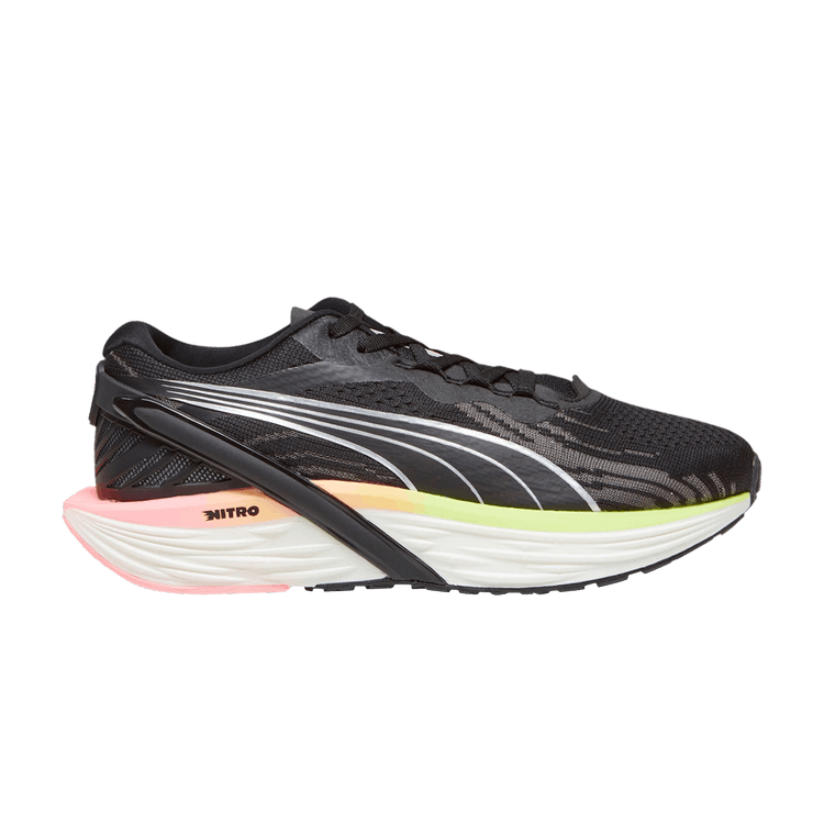 Puma Wmns Run XX Nitro 2 'Black Koral Ice' — Black/Koral Ice/Speed Green/Silver