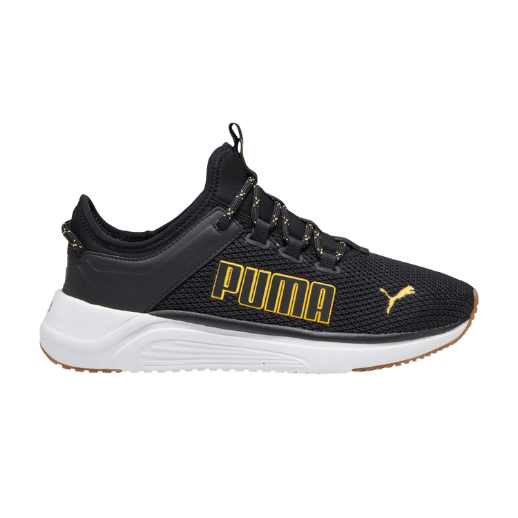 Puma Softride Astro Slip-On 'Black Yellow Blaze' — Black/Yellow Blaze/White