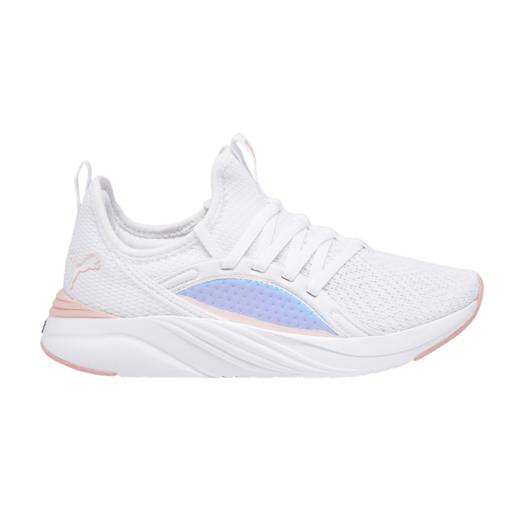 Puma Softride Sophia 2 Big Kid 'Crystal Wings - Peach Smoothie' — White/Peach Smoothie