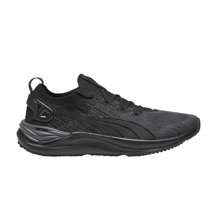 Puma Electrify Nitro 3 Knit 'Black Strong Grey' — Black/Strong Grey