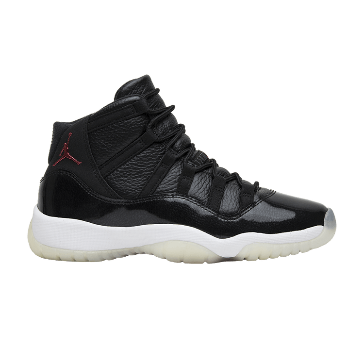 Air Jordan 11 GS '72-10' — Black/Black-Varsity Red